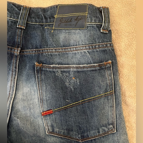 Men’s Gilded Age Baxter Straight Leg Classic Mid Blue Denim Wash Jeans. Sz 29x32 - Picture 8 of 8